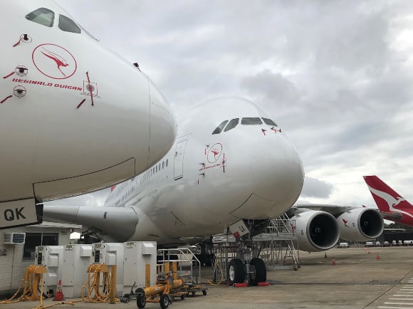 The entire Qantas A380 fleet will be grounded for an extended period