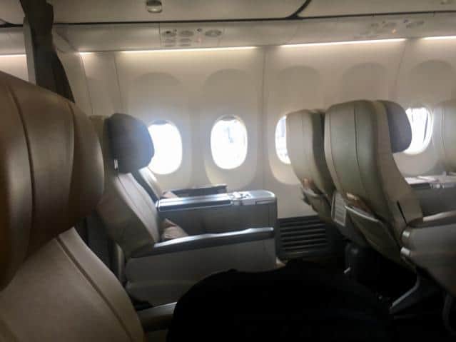 Malindo Air 737-800 Business Class cabin