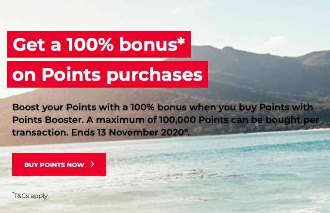 Velocity Points Booster promo October 2020