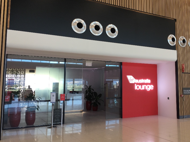 Virgin Australia Lounge entrance, Adelaide