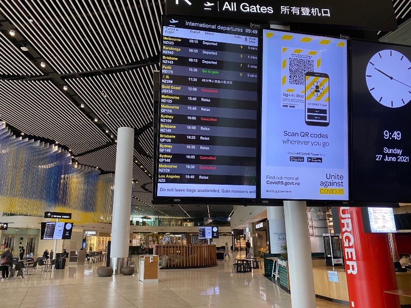 Auckland Airport international departures