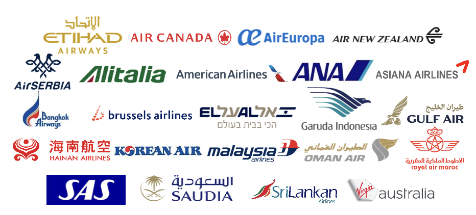 Etihad Guest partner airlines as of July 2021