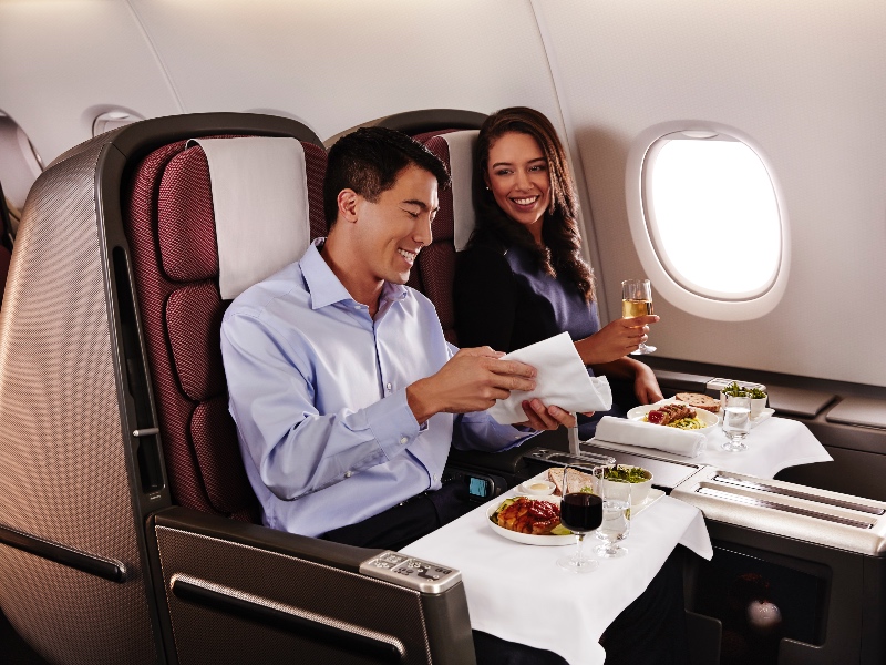 Qantas A380 SkyBed seats