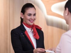 Qantas lounge attendant PER