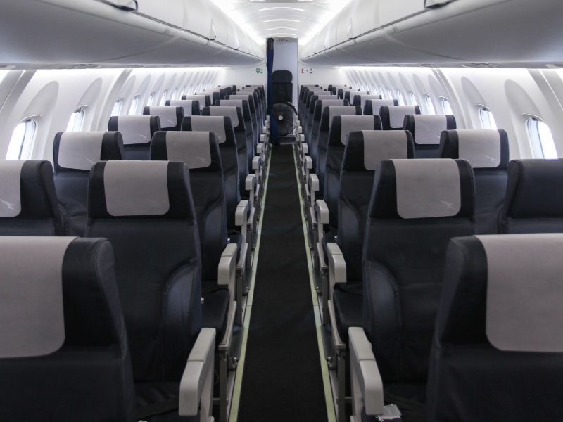 QantasLink Dash 8 interior