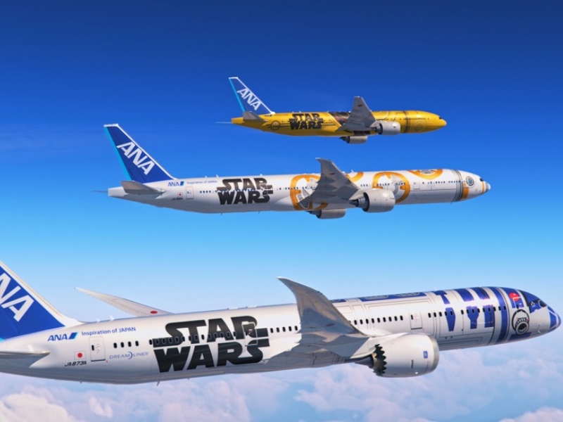 ANA Star Wars jets