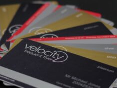 Velocity Platinum, Gold, Silver and Red cards
