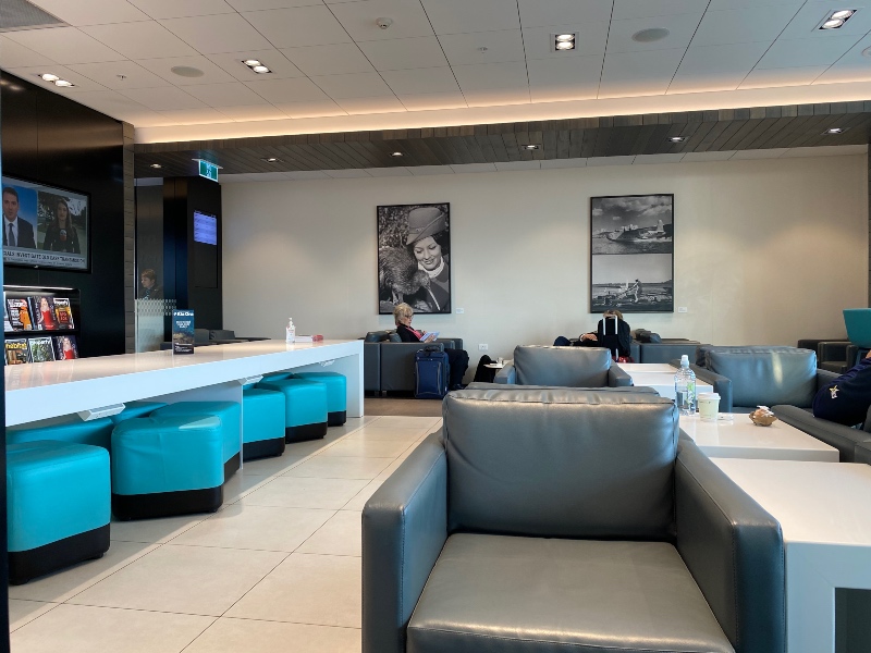 Air New Zealand regional lounge at Invercargill Airport