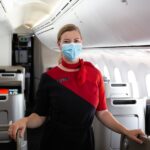 Qantas flight attendant