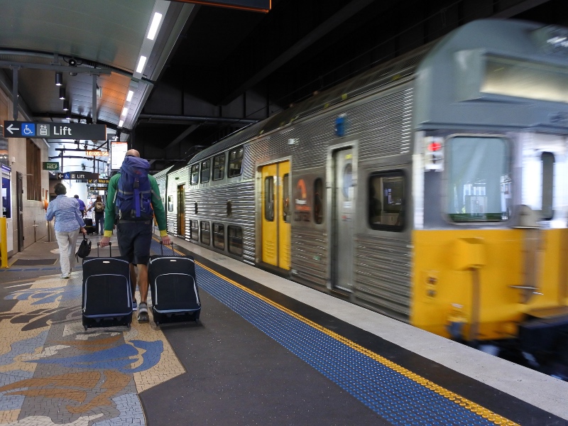 Sydney train at Circular Quay