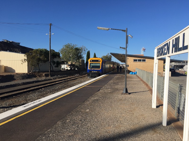 NSW TrainLink Xplorer train at Broken Hill.