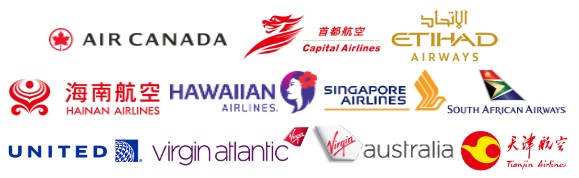 Velocity partner airlines: Air Canada, Capital Airlines, Etihad, Hainan Airlines, Hawaiian Airlines, Singapore Airlines, South African Airways, United, Virgin Atlantic, Virgin Australia & Tianjin Airlines.
