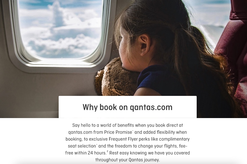 Why book on Qantas.com