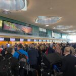 The Business & First Class check-in queue at Zurich Airport