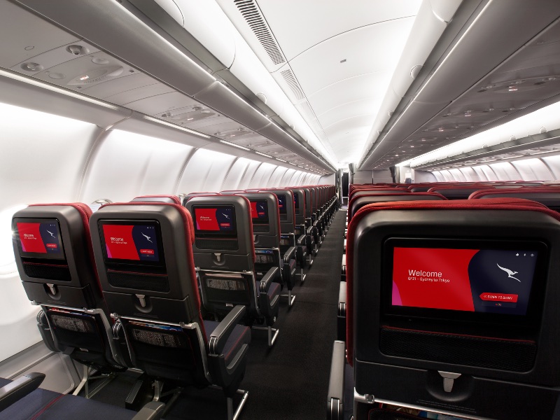 Qantas A330-300 Economy Class