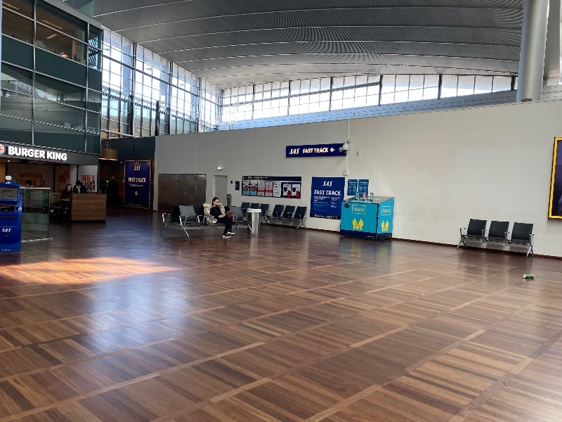 SAS Security fast-track entrance at Copenhagen Airport