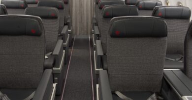 Air Canada Boeing 737 MAX Business cabin