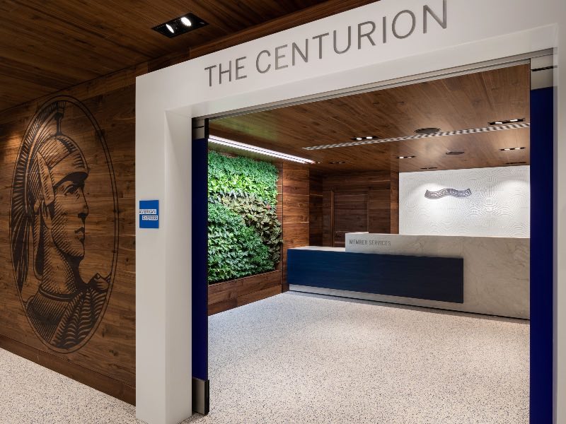 Centurion Lounge entrance at LAX
