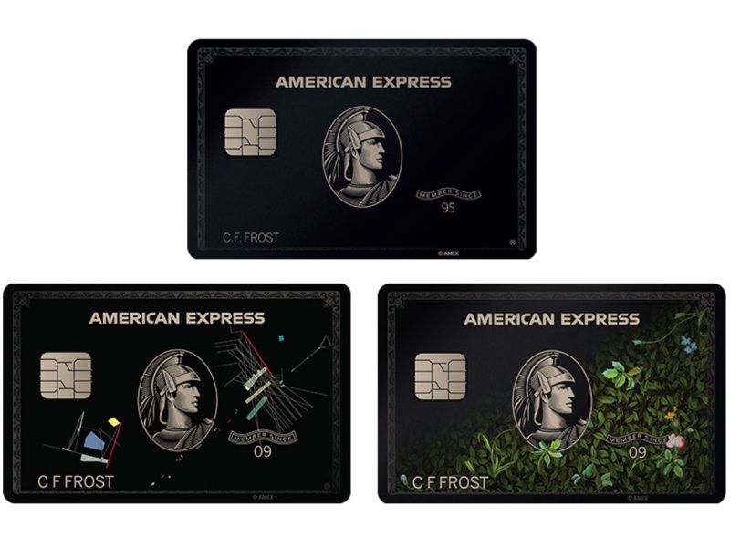 New American Express Centurion card designs