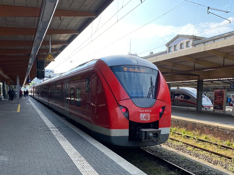 German trains Deutsche Bahn