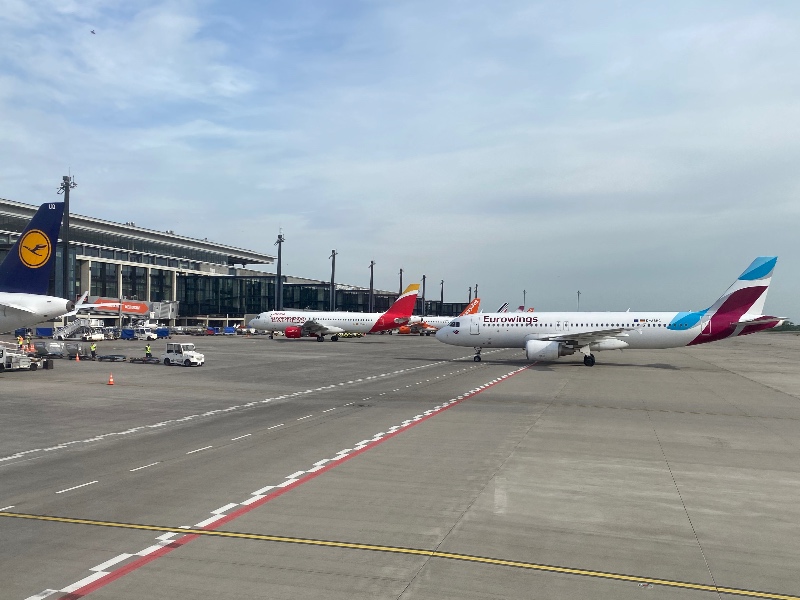 Eurowings A320 at Berlin Airport
