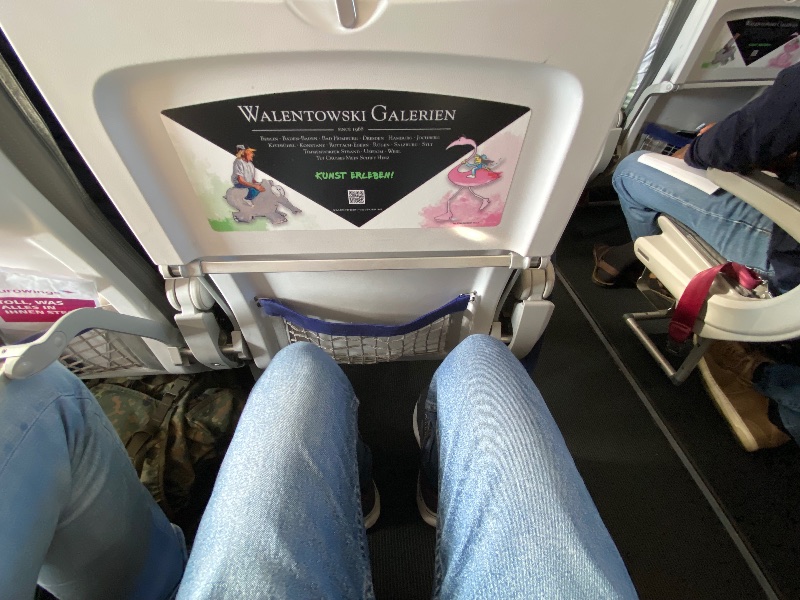 Eurowings A320 extra legroom