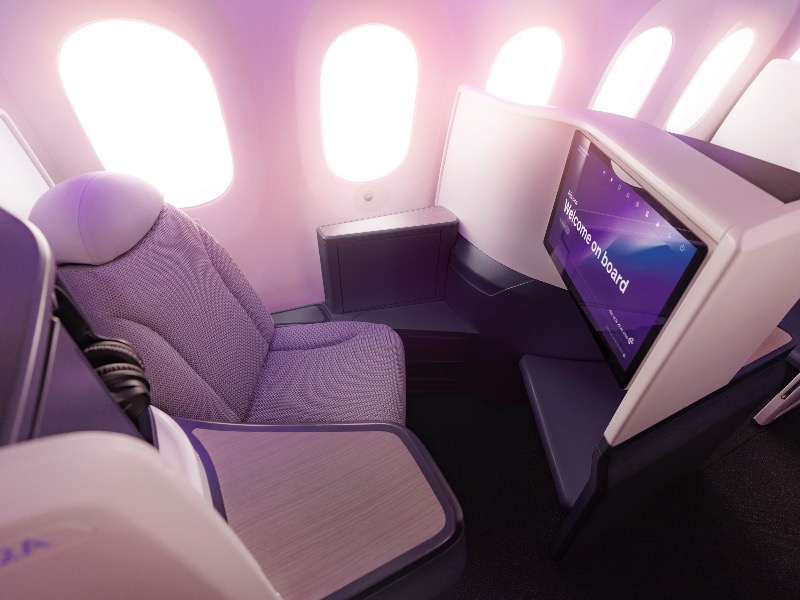 Air New Zealand's new Business Class seat