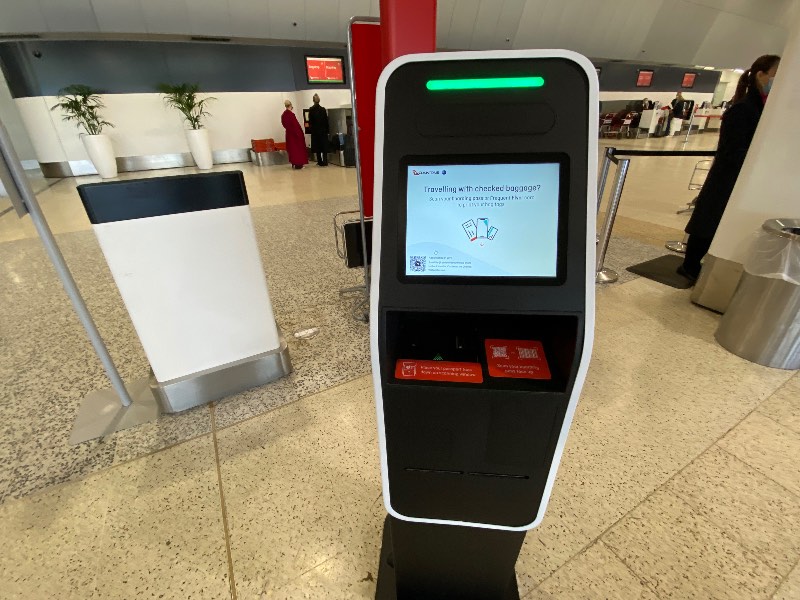 Qantas' new check-in kiosks are now in operation at Melbourne Airport