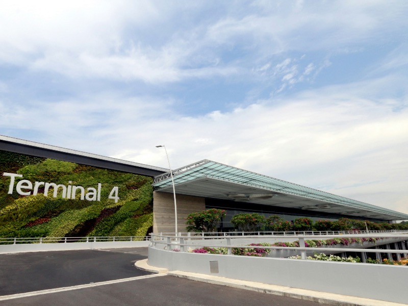 Terminal 4 at Singapore's Changi Airport