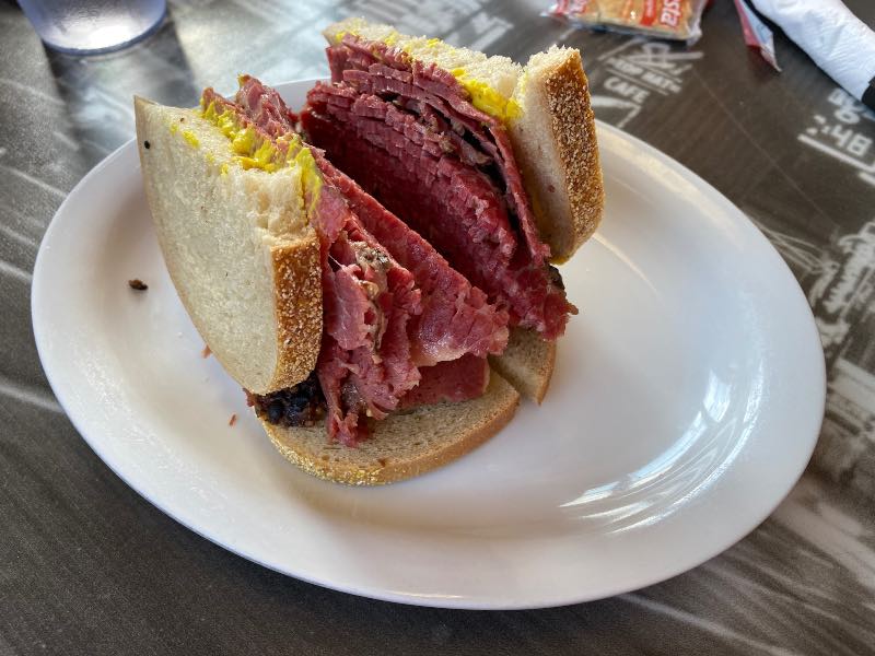 A "proper" Montreal smoked meat sandwich from Dunn's