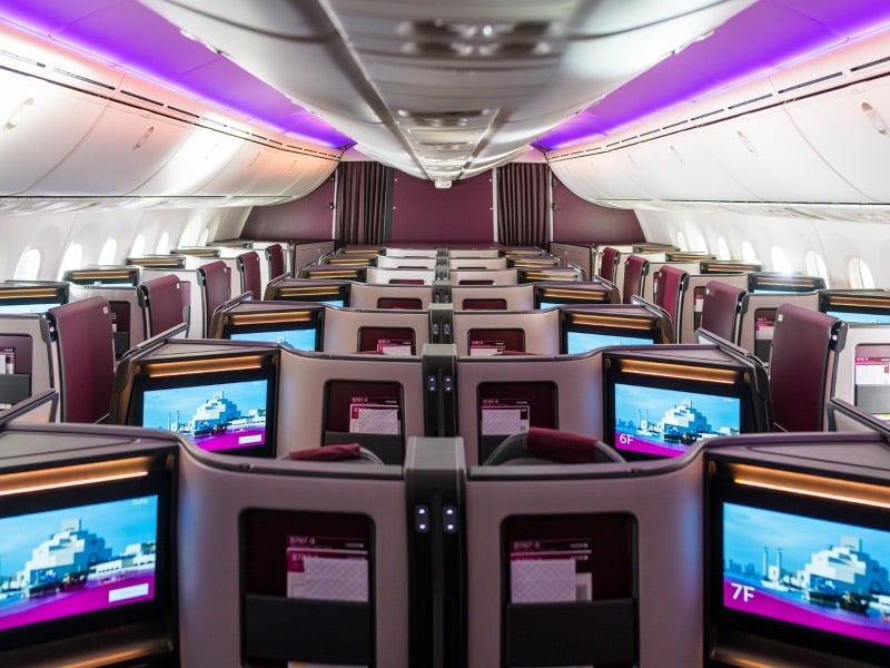 Qatar Airways Boeing 787-9 Business Class