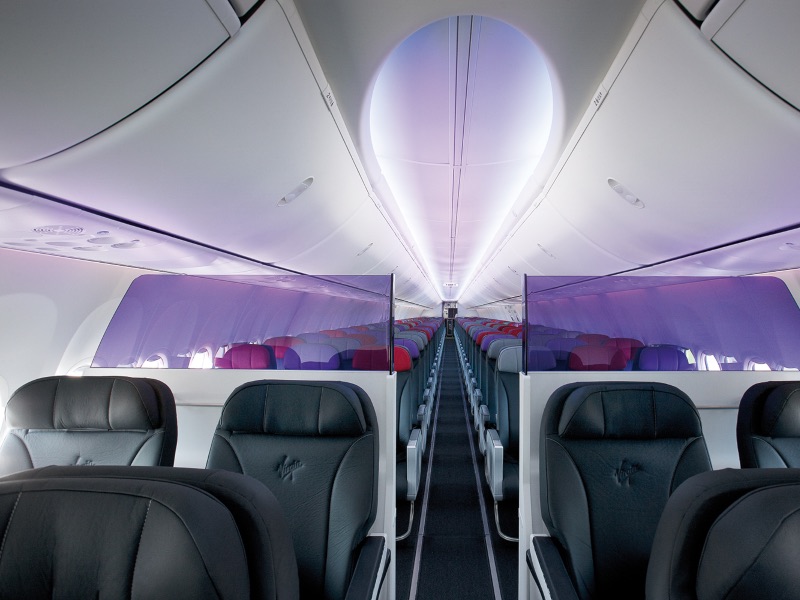 Virgin Australia's Boeing 737-800 cabin