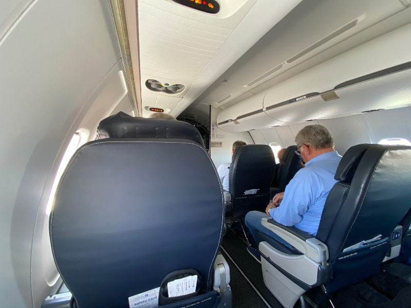 United CRJ550 First Class cabin